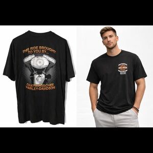 Harley-Davidson Chattahoochee Black Graphic Tee XL